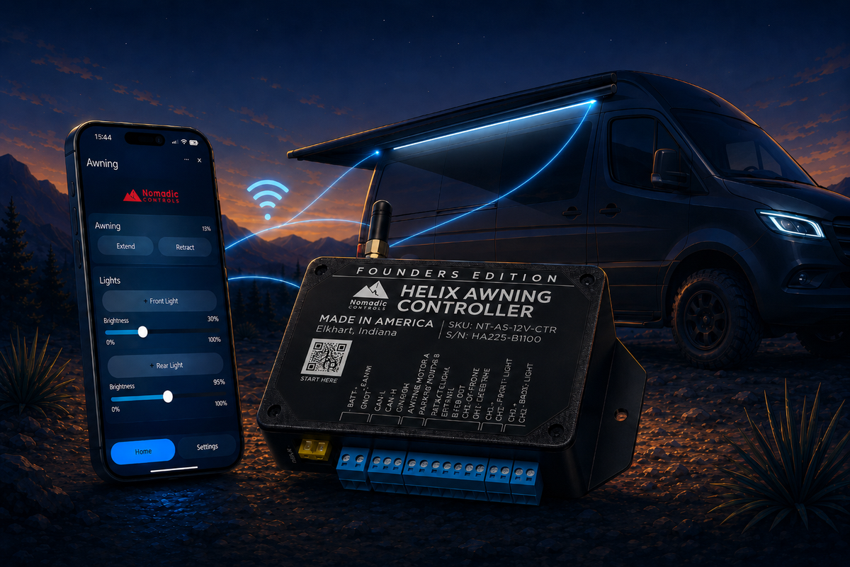 How to Add Smart App Control to a 12V RV or Van Awning?