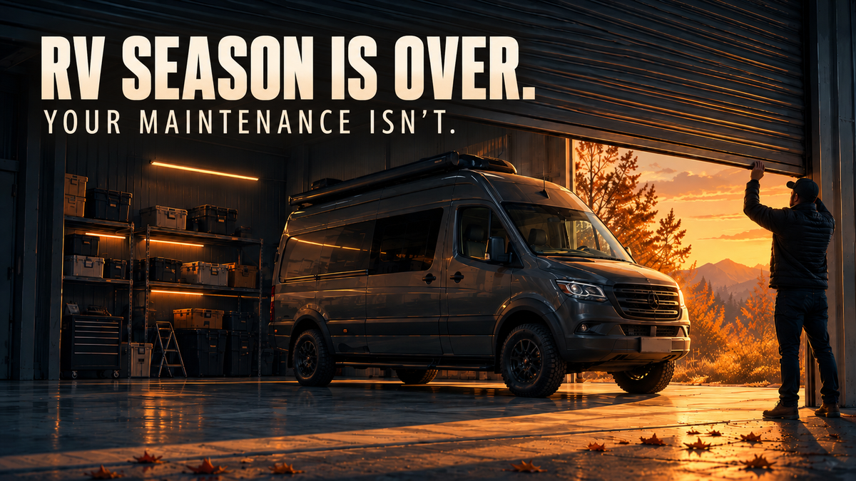 RV & Camper Van Winter Storage: The Checklist That Goes Beyond Winterizing