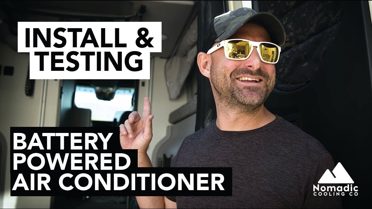 BATTERY POWERED AIR CONDITIONER INSTALL | 2021 Winnebago Revel | Nomadic Cooling Testing - Nomadic Cooling