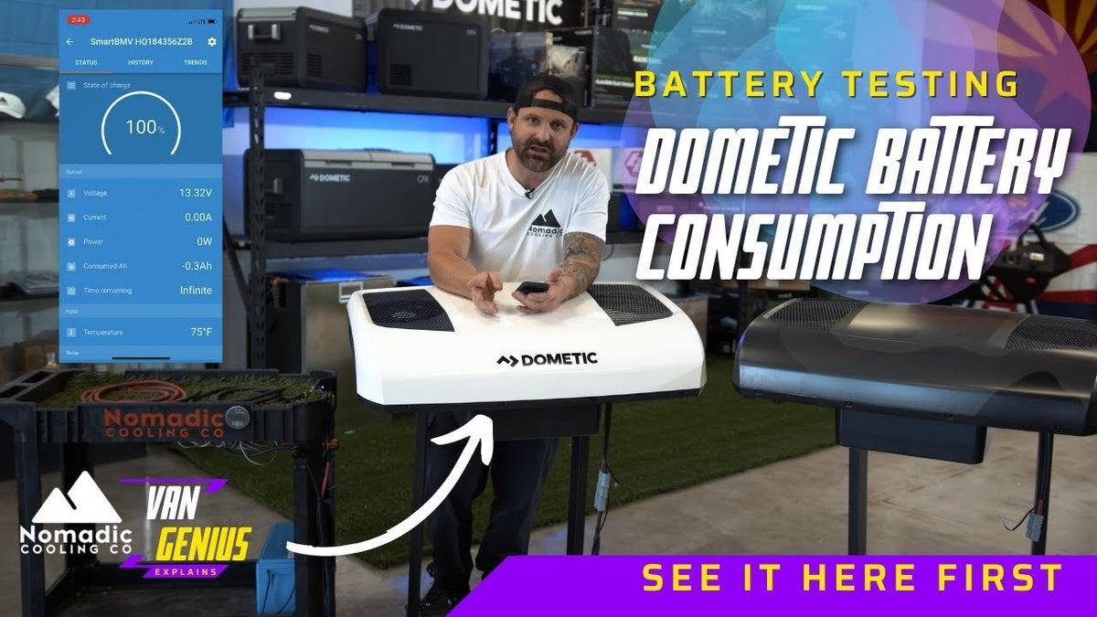 Dometic RTX 2000 Battery Consumption Test l Victron 100ah Battery l Nomadic Cooling - Nomadic Cooling