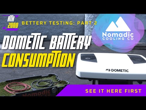 Dometic RTX 2000 Battery Consumption Test Part 2 l Victron 100ah Battery l Nomadic Cooling - Nomadic Cooling