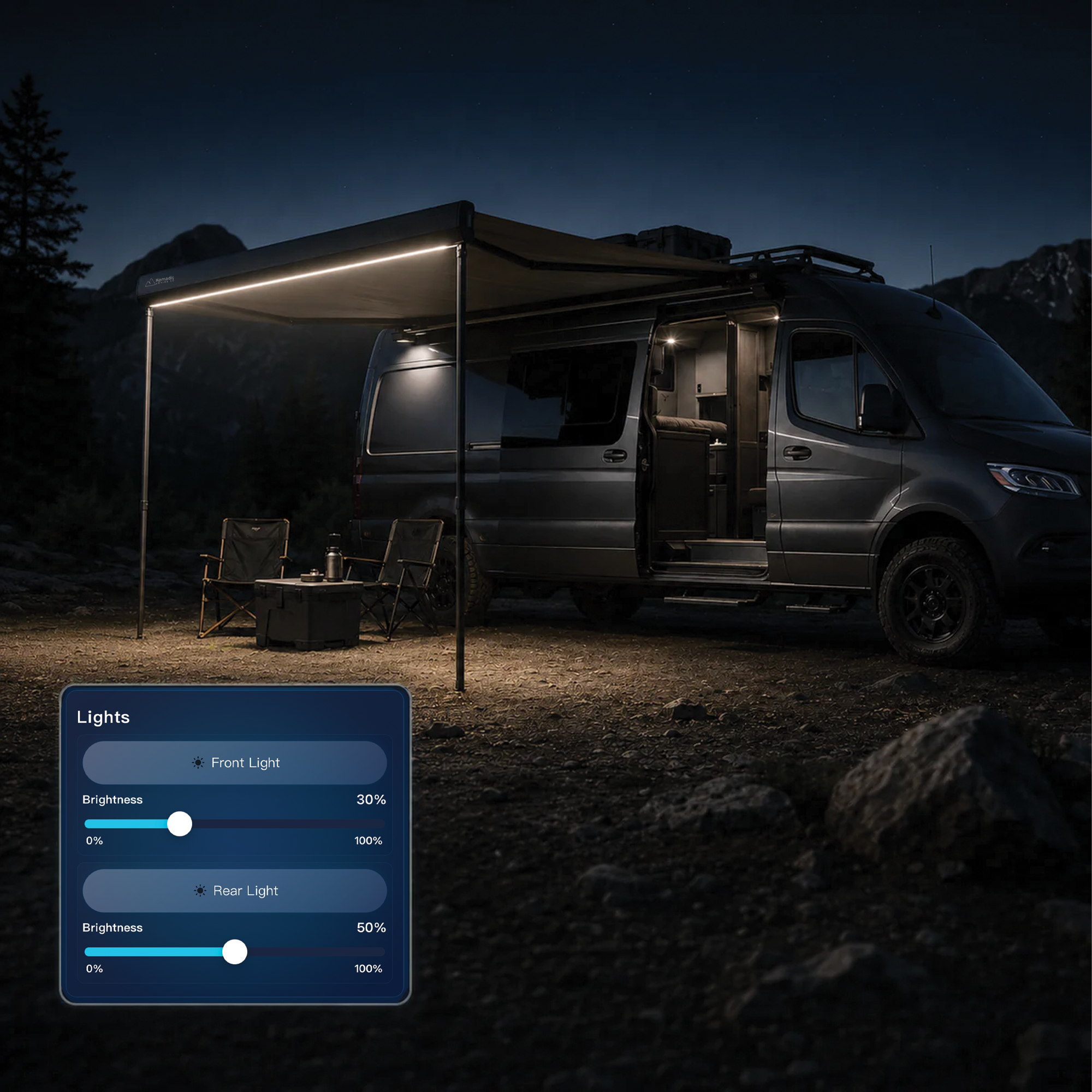 Helix Awning Controller – Smart 12V App Controller for Nomadic A1/A2 Electric Awnings
