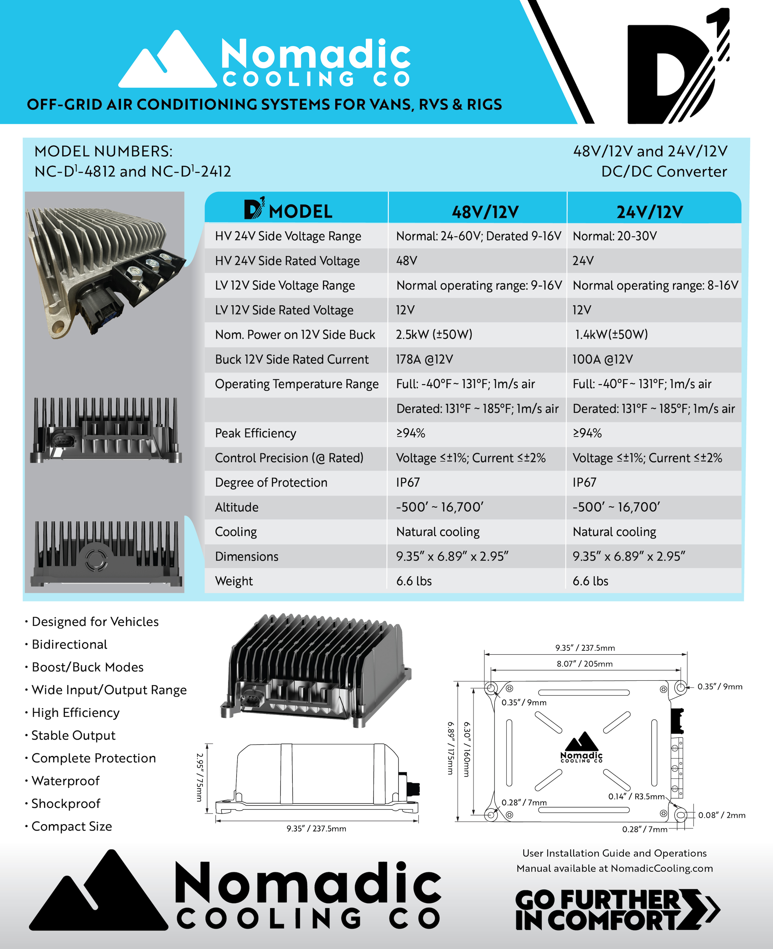 D1 – Robust DC to DC Converter for Off-Grid Vehicles