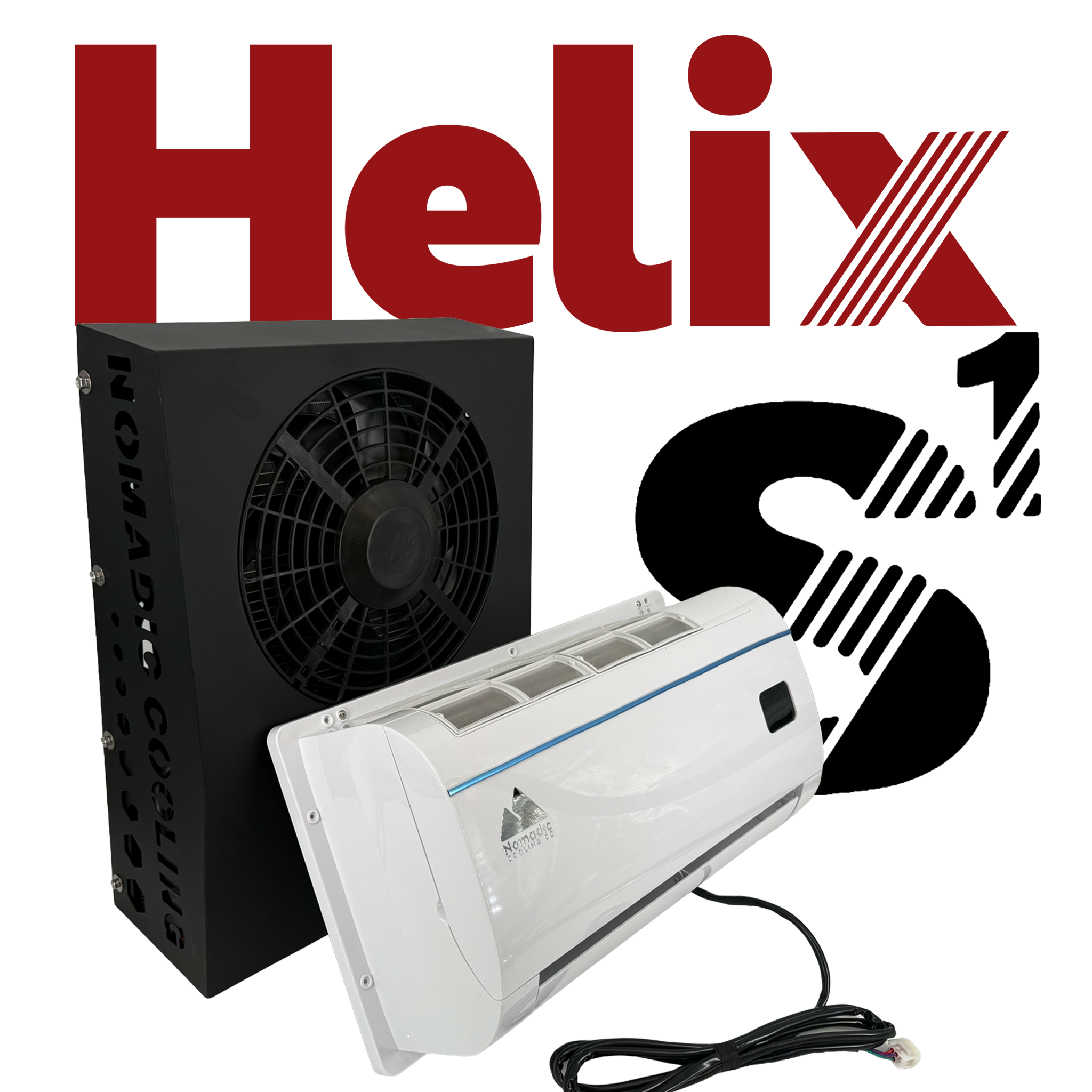 S1 Helix 12V/48V Split Truck AC — Electric APU Alternative – Nomadic Innovations S1 Helix 12V/48V Split Truck AC — Electric APU Alternative – Nomadic Innovations