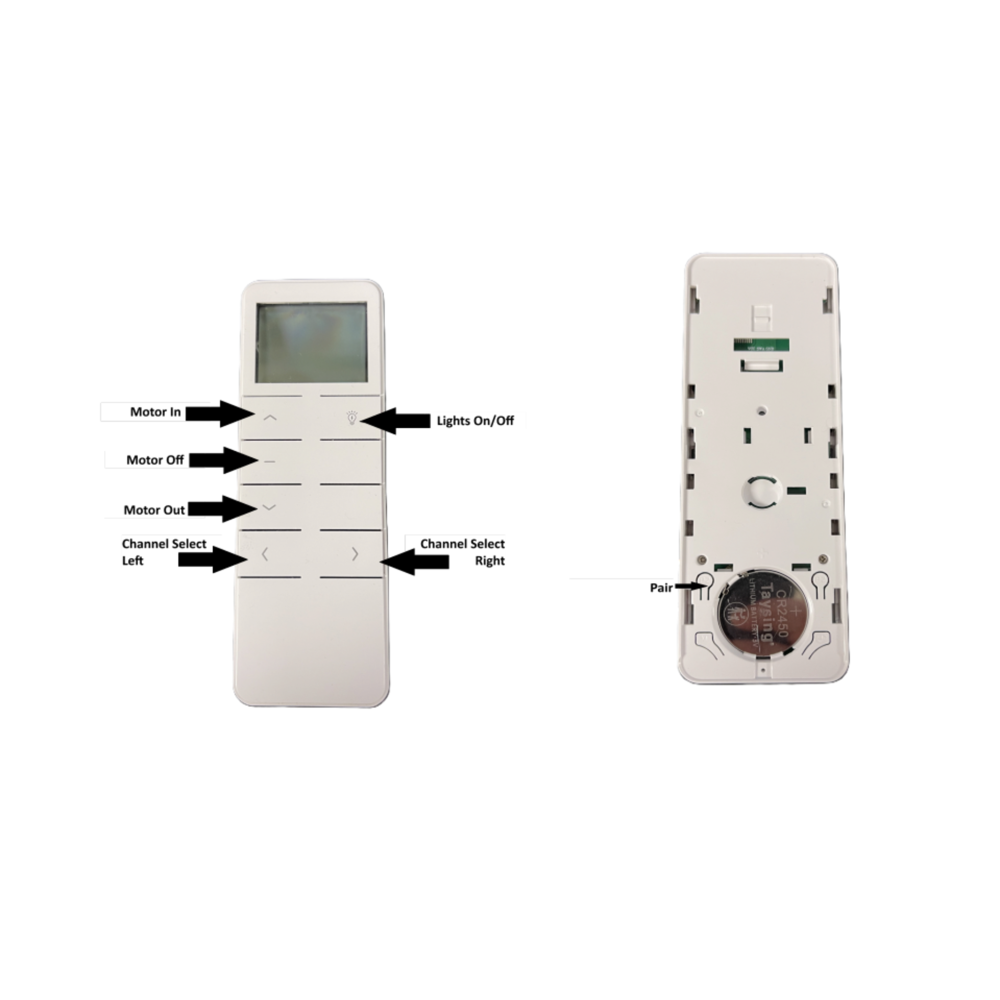 Nomadic A Series Receiver & Remote – Wireless Control Kit for Electric Awnings