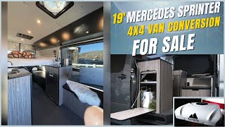 19' Mercedes Sprinter Van Conversion For Sale I Nomadic Cooling I Overlanding I Van Life - Nomadic Cooling