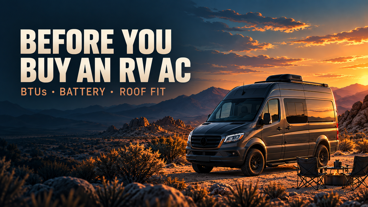 How to Choose an RV or Van Air Conditioner That Fits Your Build