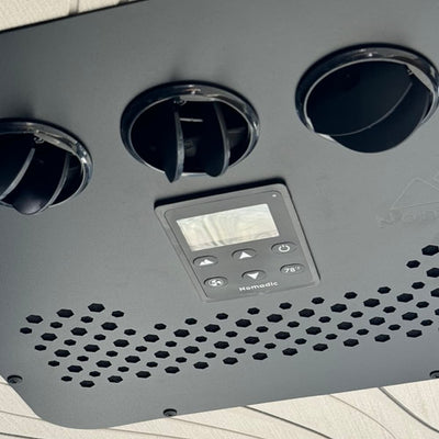 X2 Helix Compact 12V/48V DC RV & Van Rooftop Air Conditioner (Helix-Ready)