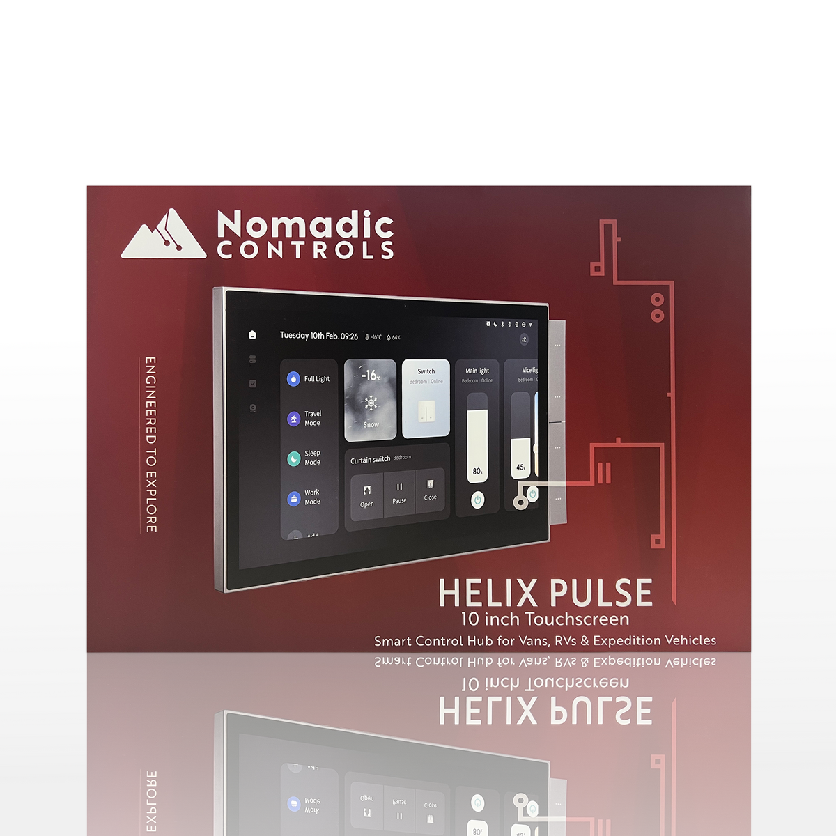 Helix Pulse – Smart Touchscreen Hubs for Vans, RVs & Expedition Vehicles