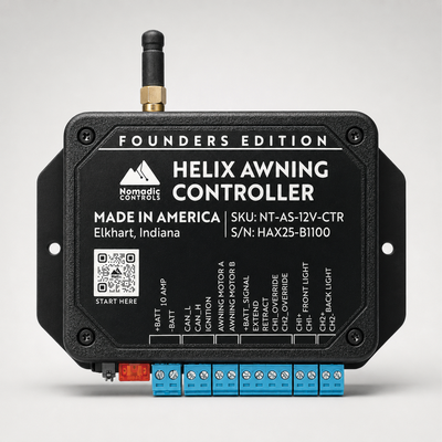 Helix Awning Controller – Smart 12V App Controller for Nomadic A1/A2 Electric Awnings