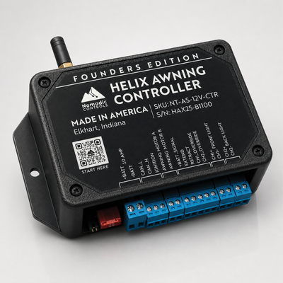 Helix Awning Controller – Smart 12V App Controller for Nomadic A1/A2 Electric Awnings