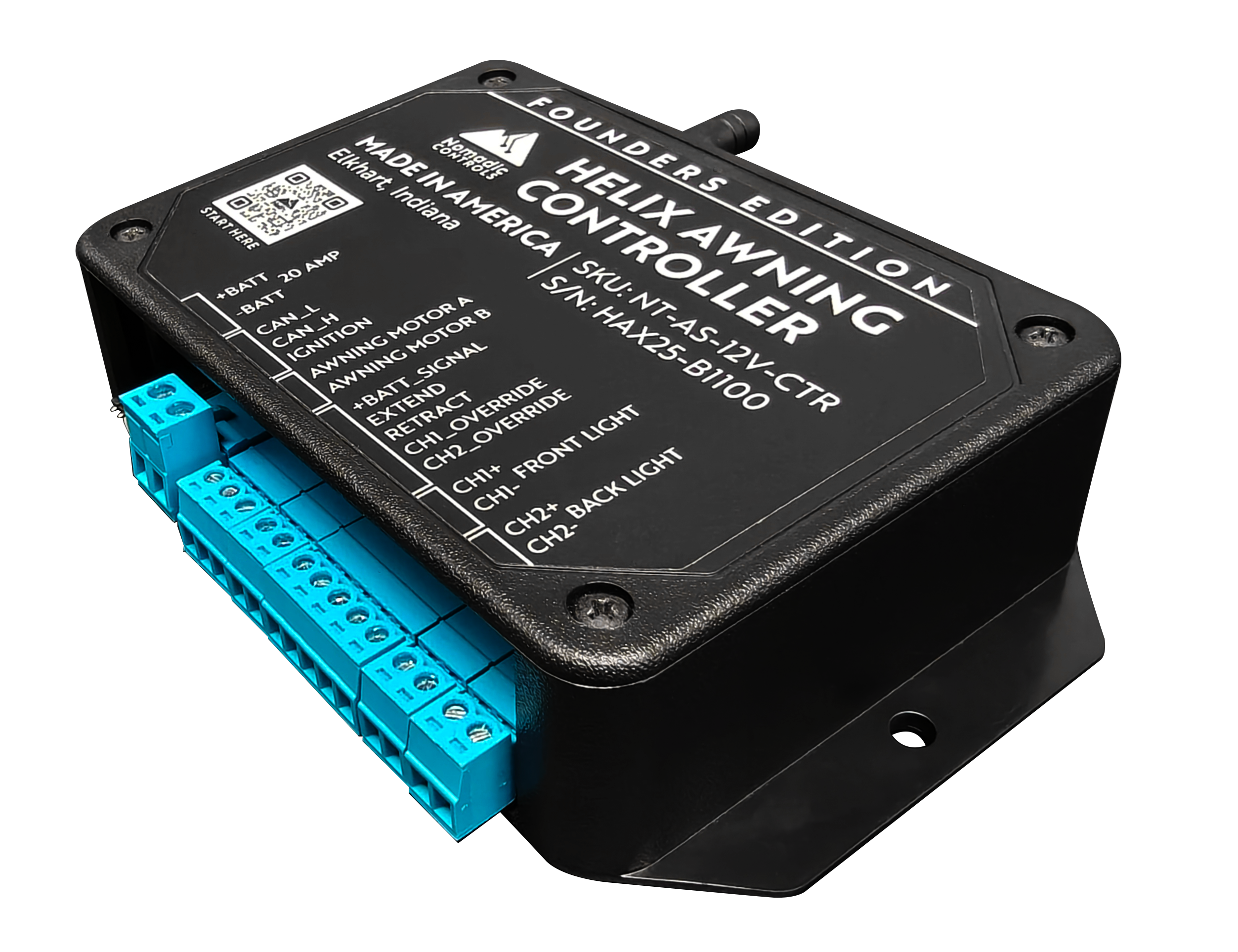 Helix Awning Controller – Smart 12V App Controller for Nomadic A1/A2 Electric Awnings