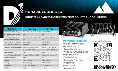 D1 – Robust DC to DC Converter for Off-Grid Vehicles