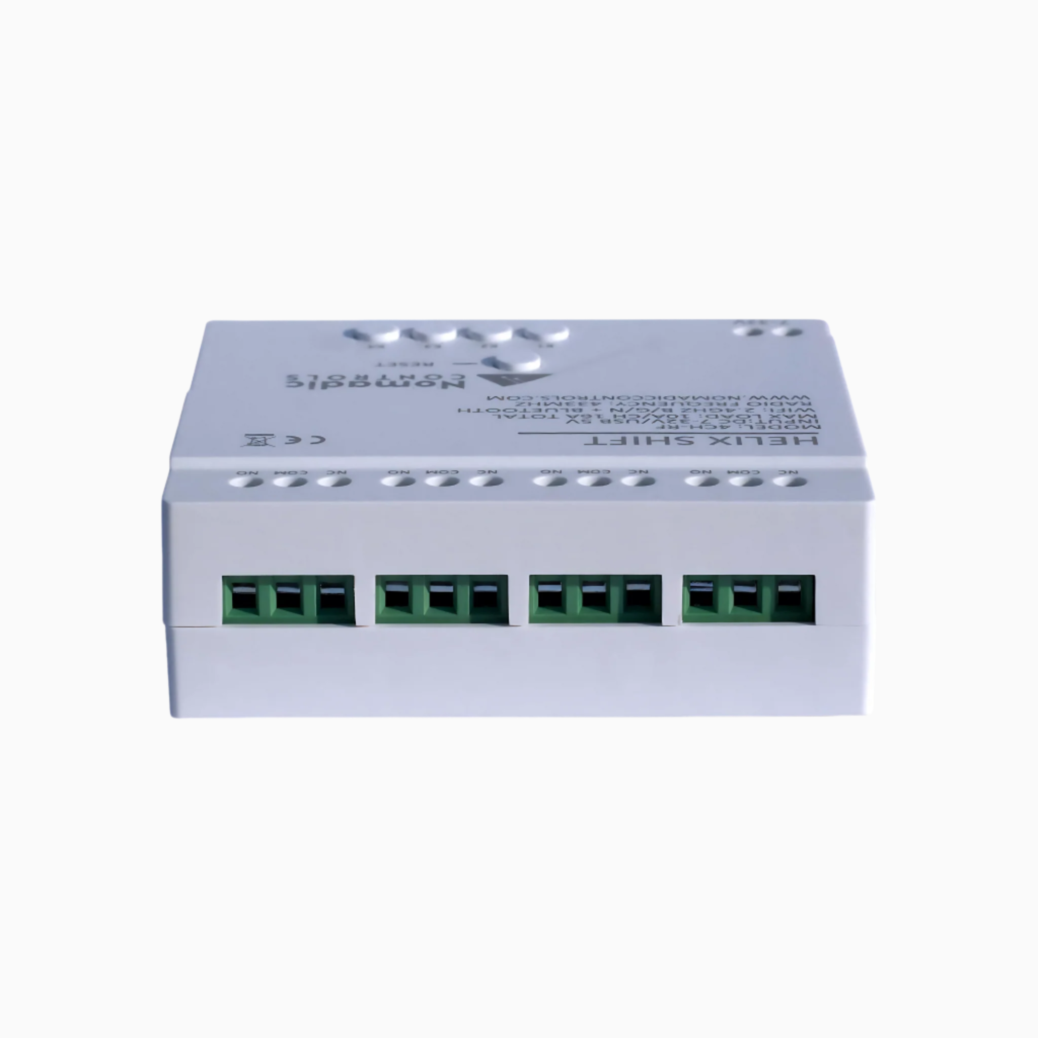 Helix Shift – 4-Channel Smart I/O Control Switch (WiFi + RF + Bluetooth, Helix App)