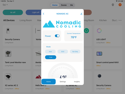 X2 Helix Compact 12V/48V DC RV & Van Rooftop Air Conditioner (Helix-Ready)