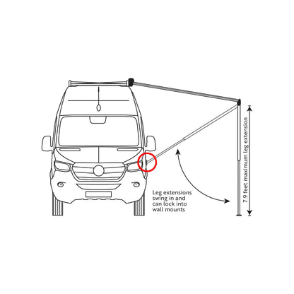 A1 Extension Leg Bracket Kit