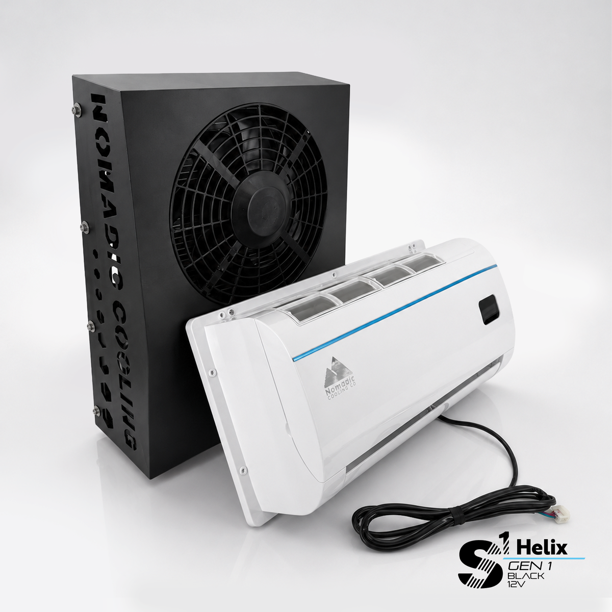S1 Helix Split Sleeper-Cab Air Conditioner 12V|48V (Electric APU Alternative)
