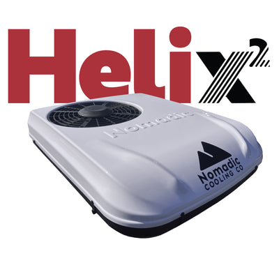 X2 Helix Compact 12V/48V DC RV & Van Rooftop Air Conditioner (Helix-Ready)
