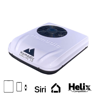 X2 Helix Compact 12V/48V DC RV & Van Rooftop Air Conditioner (Helix-Ready)